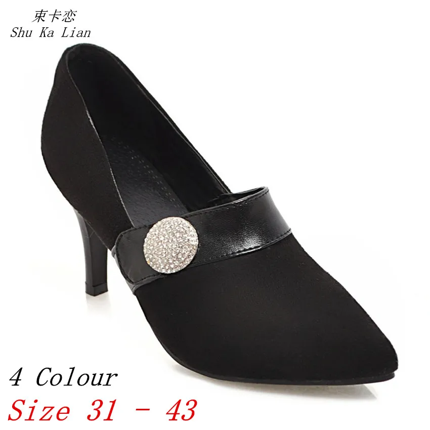 

High Heels Women High Heel Shoes Pumps Stiletto Woman Party Wedding Shoes Kitten Heels Small Plus Size 31 32 33 - 40 41 42 43