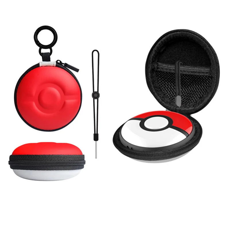 포켓몬 고 플러스용 휴대용 하드 EVA 보관 가방, 스크래치 방지 커버, 끈 포함, 게임 액세서리 