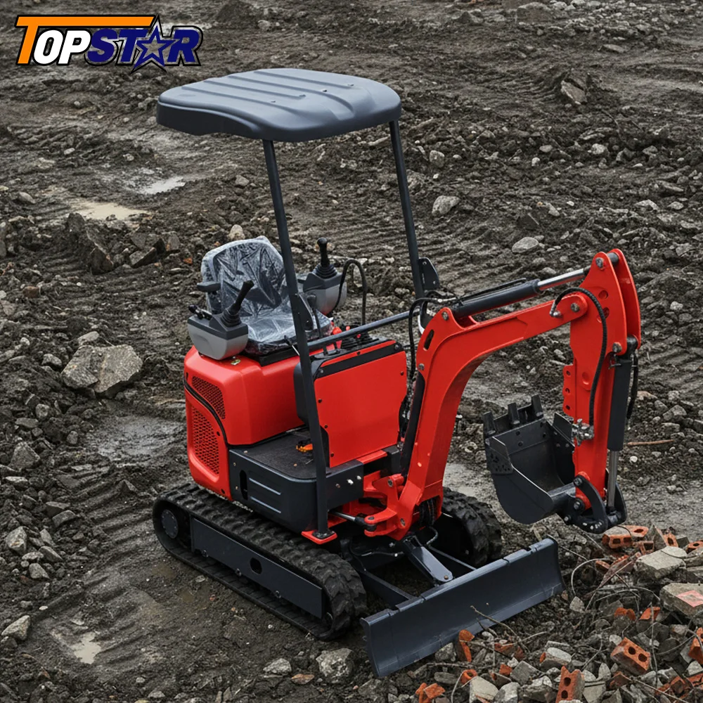 Maßgeschneiderter Kubota-Bagger EPA EURO 5-zertifizierter 1,7-Tonnen-Minibagger Langlebiger Minibagger zum günstigen Großhandelspreis ab Werk