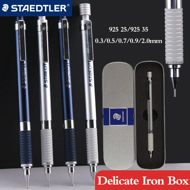 STAEDTLER Mechanical Pencil 925 25/35 Metal Barrel Low Center Gravity 0.3/0.5/0.7/0.9mm Professional Drawing Handdrawn Sketching 1