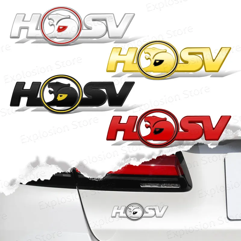 3D 메탈 로고 엠블럼 장식 자동차 펜더 사이드 스티커, 홀든 HSV 아스트라 ..