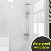 Wallpaper Roll with 10 Meters Waterproof Mould Proof Stickers Bathrooms Kitchen Renovation Marble Self-adhesive Home Decor 6