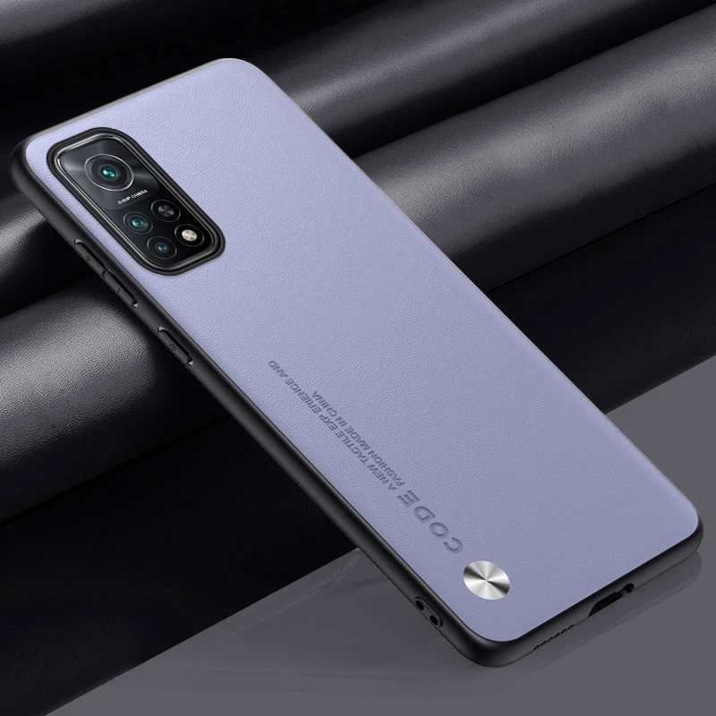 Luxury PU Leather Matte Silicone Phone Case - Premium Back Cover Protection