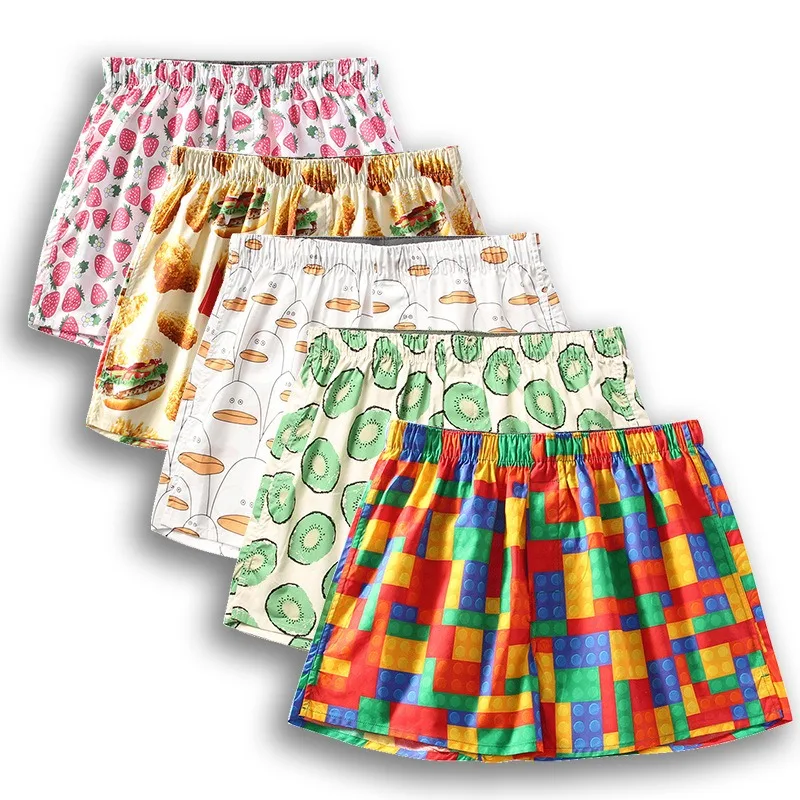 

Fashion Men Boxer Briefs Cute Men Underwear Shorts Cotton Printed Arrow Pants Panties Mens Lingerie Pajama Pants Mens Boxers
