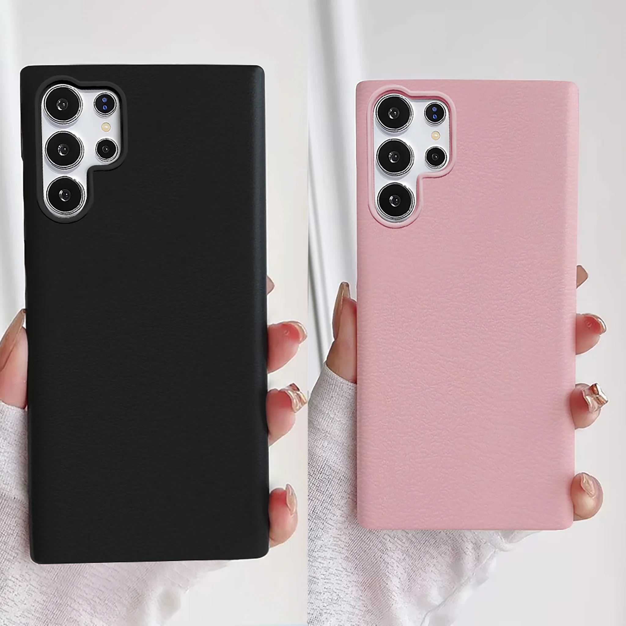 Premium Soft Silicone Leather Shockproof Phone Case Cover
