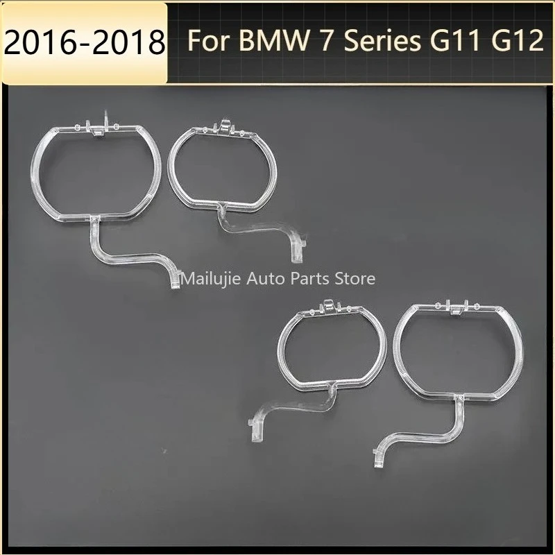 2016 2017 2018 BMW 7 시리즈 G11 G12 저사양 DRL LED 헤드라이트 바 라이트 가이드 튜브 아퍼처 주간 주행등