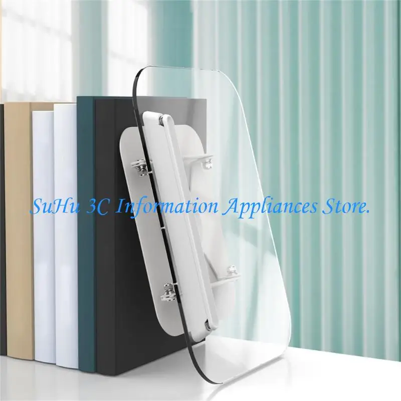 다양한 요구 사항을 충족하기 위해 완전히 조절 가능하고 360°회전 가능한 독서용 현대 아크릴 책상 스탠드 책 홀더