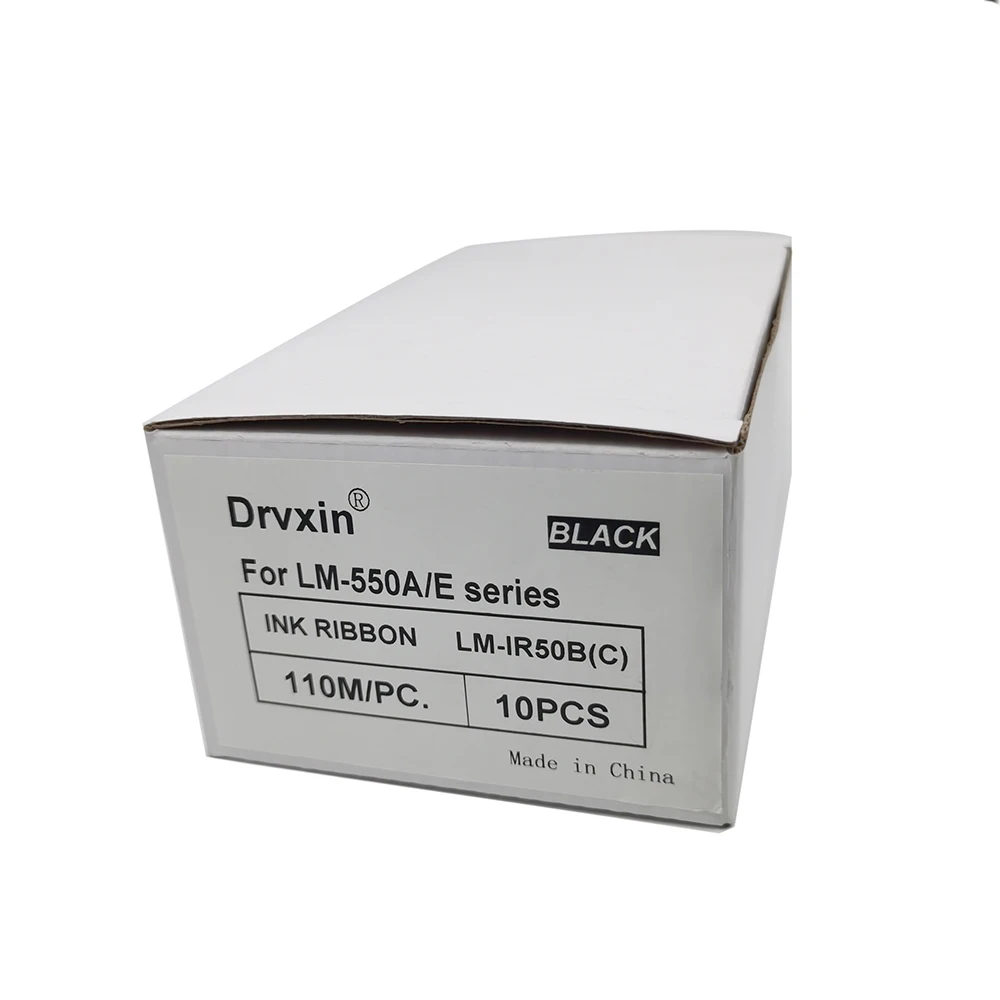 100pcs 잉크 리본 LM-IR50BC MAX LETATWIN 튜브 깃봉 인쇄기 와이어 마커 lm-550a e 프린터