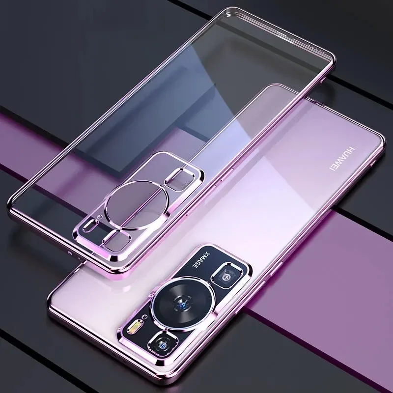 

New Electroplating Phone Case for Huawei P60 Lens All-inclusive Soft Silicone Shell for HuaweiP60 Protective Cover