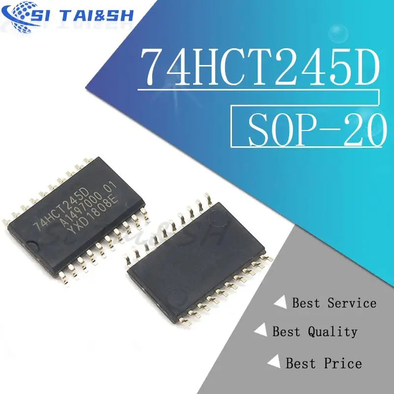 10 stücke 74HCT245D 74HCT245 SOP-20 SN74HCT245DWR 74HCT244D 74HCT273D 74HCT373D 74HCT374D 74HCT377D 74HCT541D 74HCT573D 74HCT574D