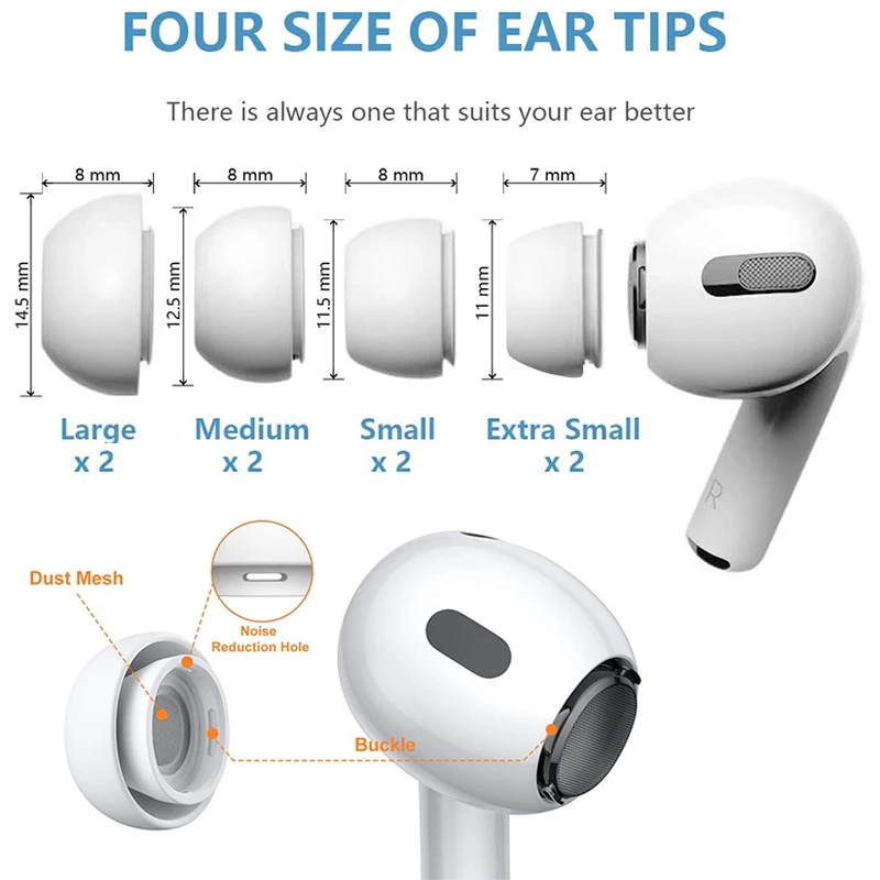 Replacement Ear Extra Small Tips For Airpods Pro Replacement
