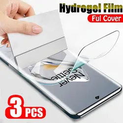 Premium 3 - Pack Hydrogel Screen Protector Films - Soft and Durable Protection - 3 Pieces (For OnePlus ACE Pro)