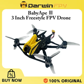 Drone FPV Freestyle DarwinFPV BabyApe Ⅲ da 3 Pollici, ELRS 2.4G, VTX Analogico in Fibra di Carbonio, Walksnail Avatar VTX, DJI O4 VTX