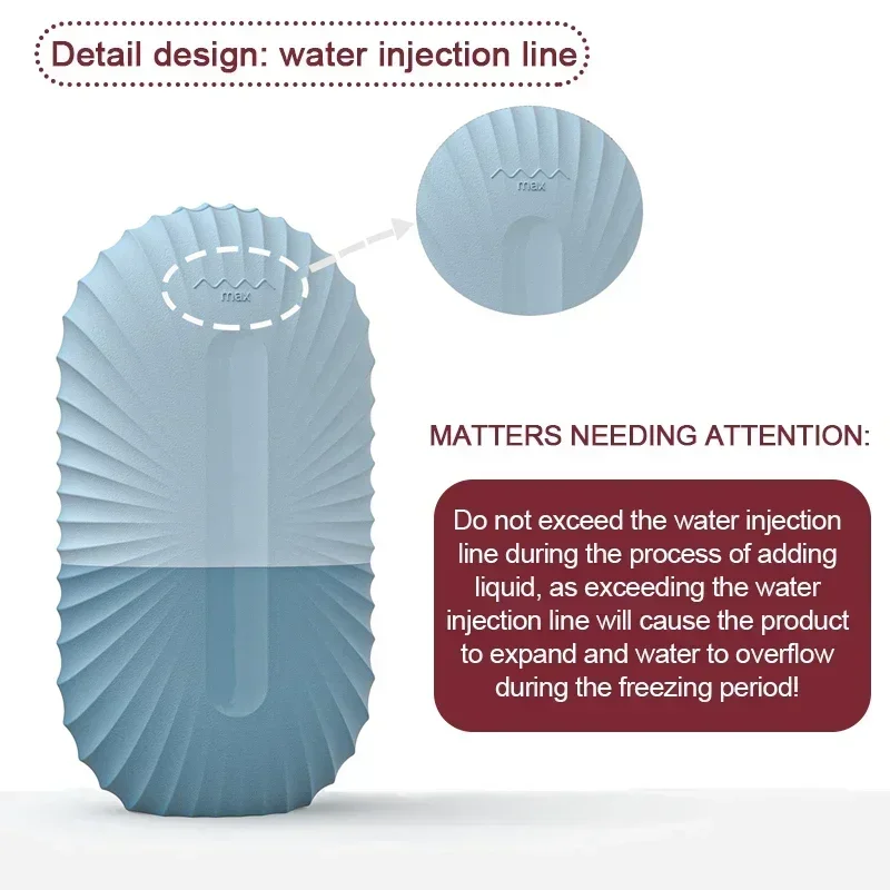 Silicone Face Ice Roller Face Application Ice Tray Summer Reduce Swelling Massage Ice Pack Mold Beauty Skin Care Tools