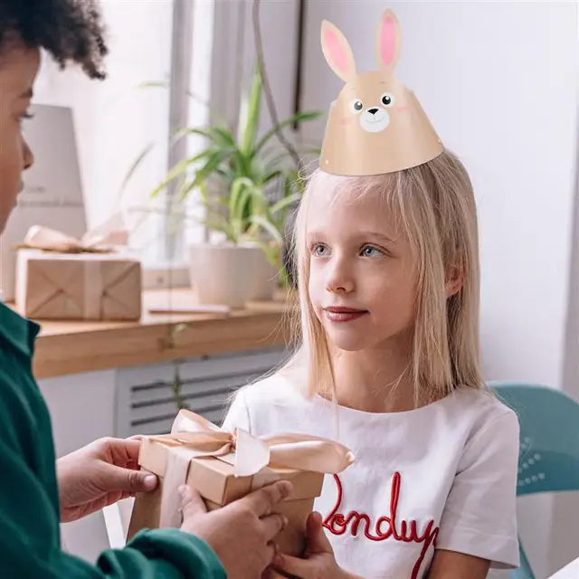 16pcs Animal Headband Hats Jungle Animal Theme Birthday Party Hats For Kids Party Decoration Accessories 5