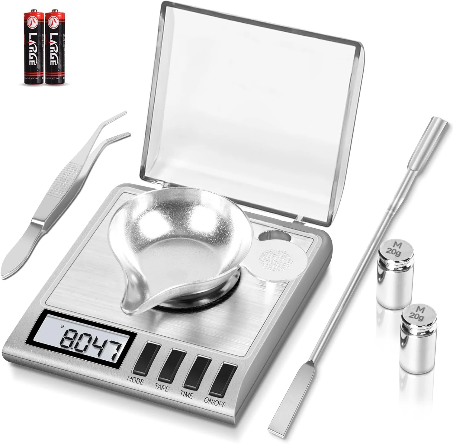 MilligramScale,50g/0.001gDigitalMilligramScalewithCalibrationWeightsJewelryandGemScaleMgScaleforReloading-AliExpress1420