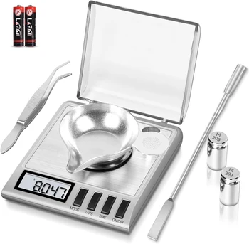 Smart Weigh GEM20 Bilancia digitale milligramma ad alta precisione 50 x 0,001 g Bilancia per ricarica, gioielli e gemme 1