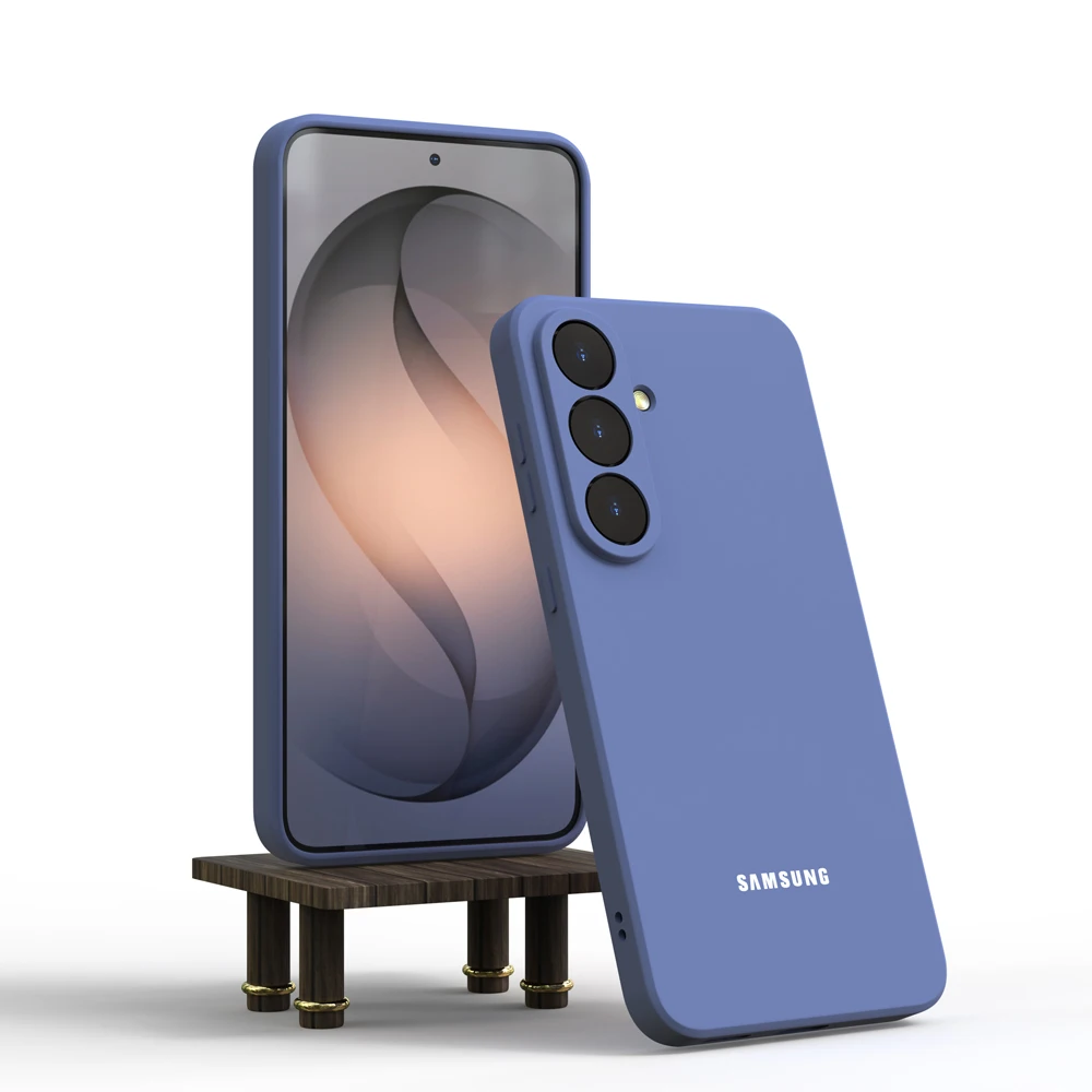 Original Hülle für Samsung Galaxy S25 S26 S24 S23 S22 S21 Ultra Plus FE Weiche Hüllen Flüssiges Silikon Stoßfeste Handy-Rückabdeckung – Detail 16