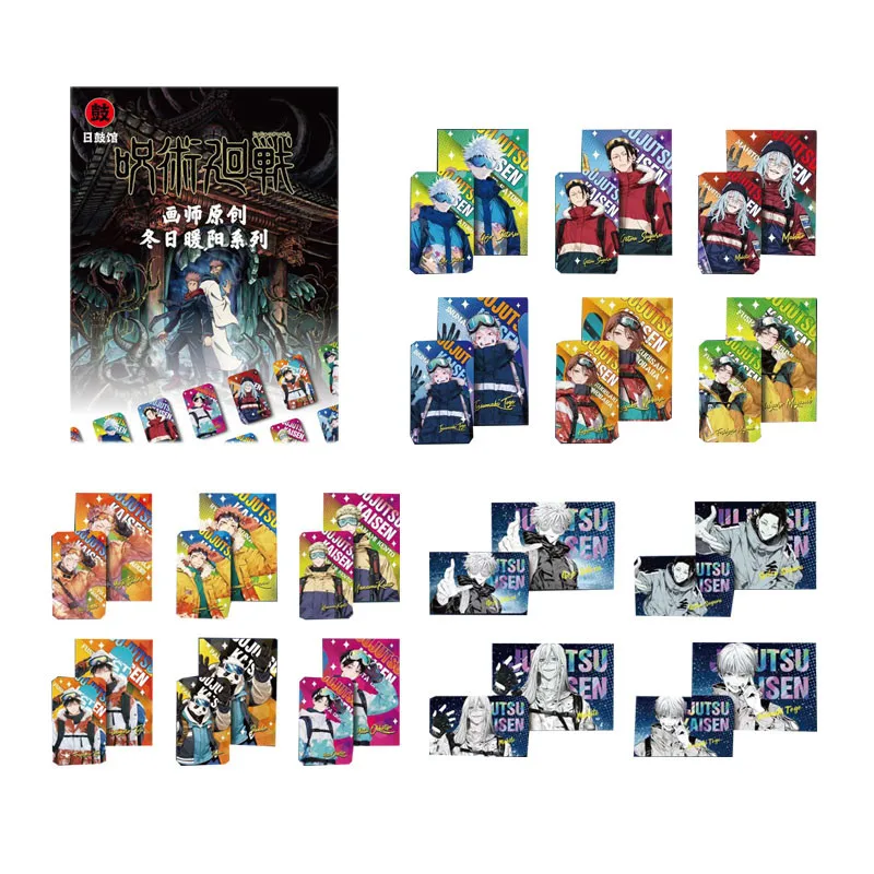 

Jujutsu Kaisen Collection Card Warm Sunshine In Winter Card Metal Badge Acg Booster Box Pack Gift Playing Anime Acg Cards