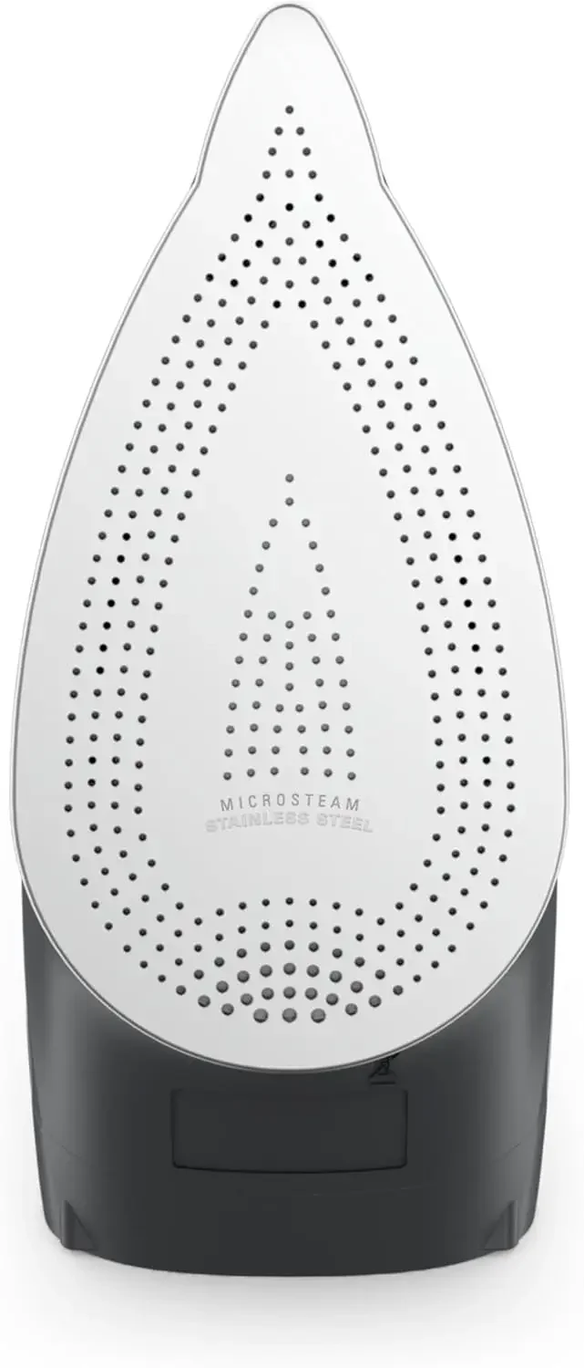 Iron, Access Stainless Steel Soleplate Steam Iron for Clothes, 300 Microsteam Holes, 1700 Watts, Lightweight, Auto-off, Ironing 2