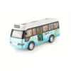 School Bus Toys Cars Die Cast Plastic Little Cars City Bus With Sound And Light Up Friction Powered Cars Play Toys Gift For Kids 6