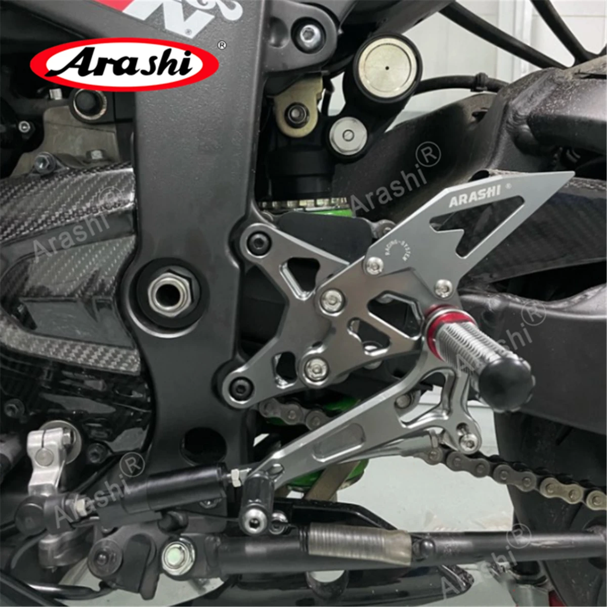 Frames & Fittings Foot Rests Version 2.0 Arashi Adjustable Rearsets for