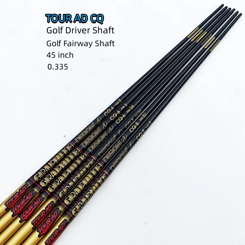 

Новый вал для Гольф-водителя TOUR AD CQ5/CQ6 и деревянный вал для Fairway, карбоновые валы для гольф-клуба, Flex R/S/SR 45-дюймовый наконечник 0,335