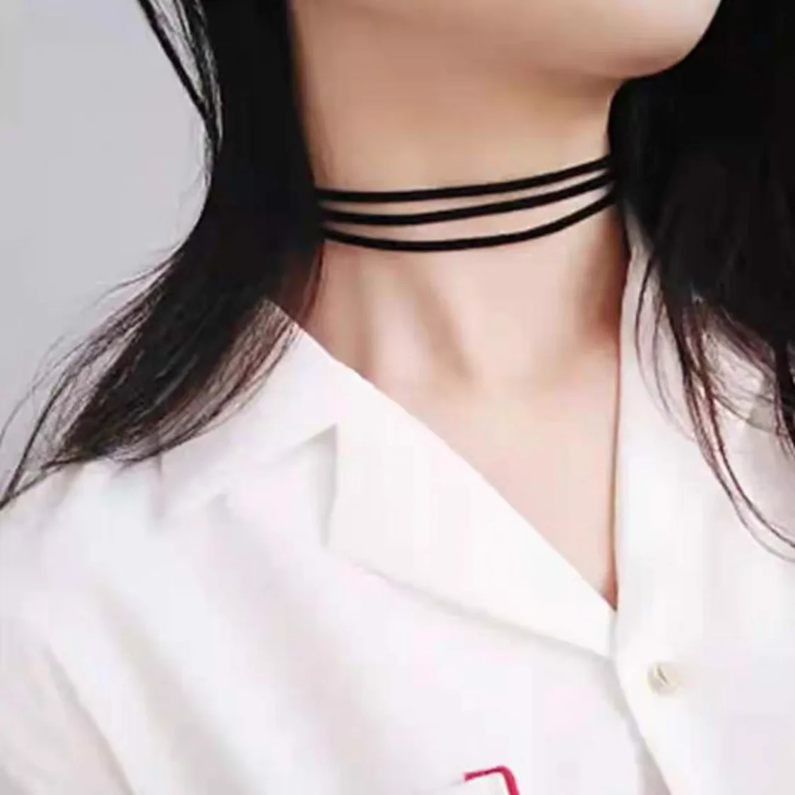 Handmade Velvet Lace Vintage Black Heart Choker Necklace