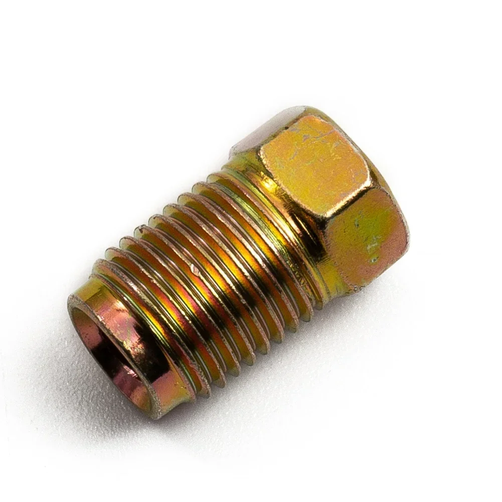 20x Brake Line Fittings Set For 3/16 Tube Inverted Flares Metric End Union Nuts 10mm X1mm Male Nuts