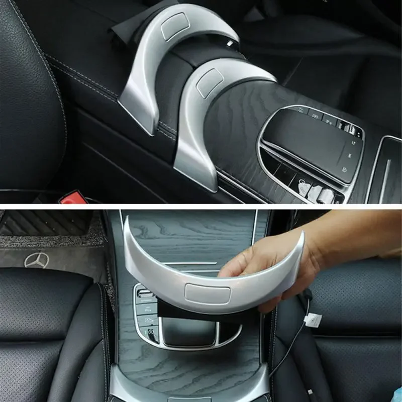 

Armrest Box Switch Button Cover Trim Decoration Frame Benz C GLC Class W205 X253 2015-2020 Car Accessories