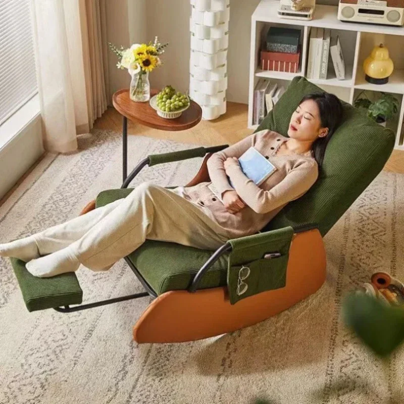 

Детское кресло-качалка с регулируемой спинкой, кресло-качалка с подставкой для ног, современное кресло-качалка, расслабляющий диван-стул