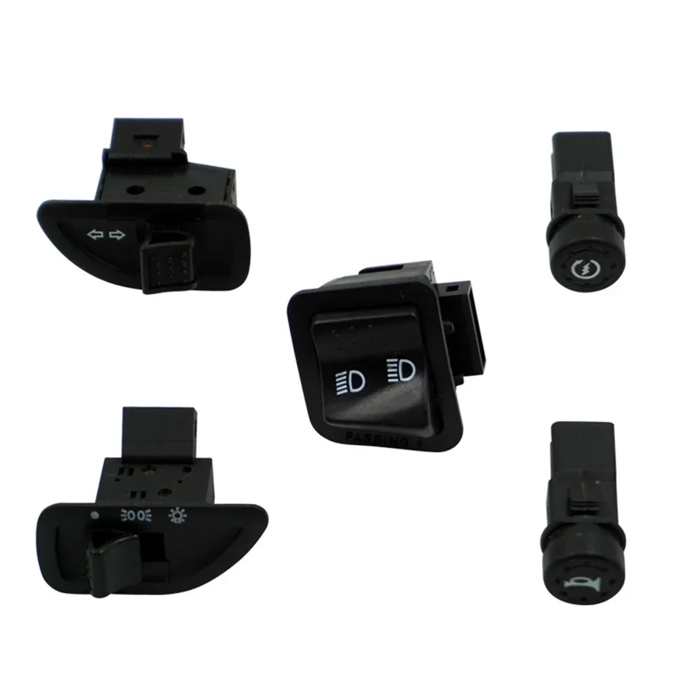 

1/5pcs Motorcycle Switch Headlight Horn Turn Signal High/Low Beam Light Start Buttons Accessaries For PIAGGIO RAI125 FLY125 FLY1