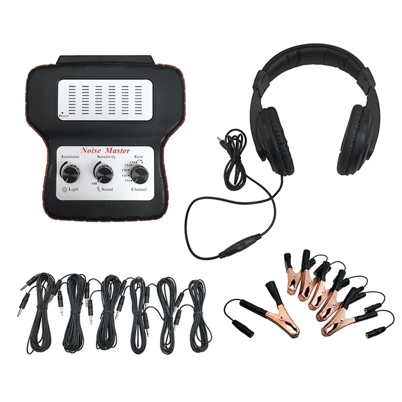 

Electronic Stethoscope Car Noise Finder Diagnostic Machine Multi-Channel Noise Detector Abnormal Sound Detector Durable