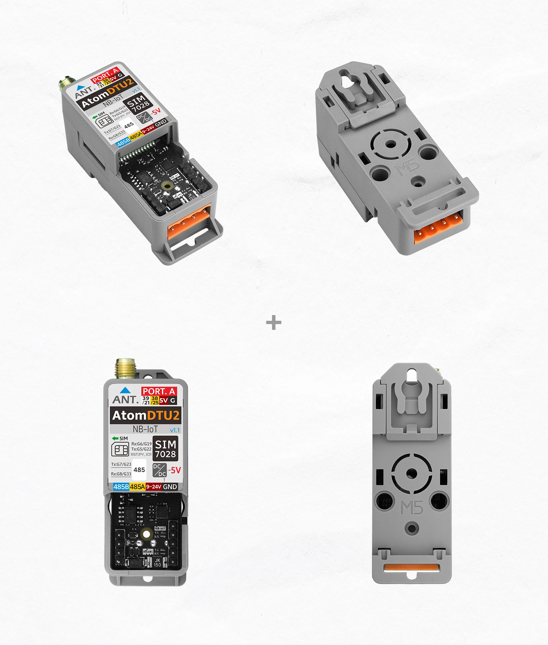 Official ATOMIC DTU NB-loT2 Global Version v1.1(SIM7028)