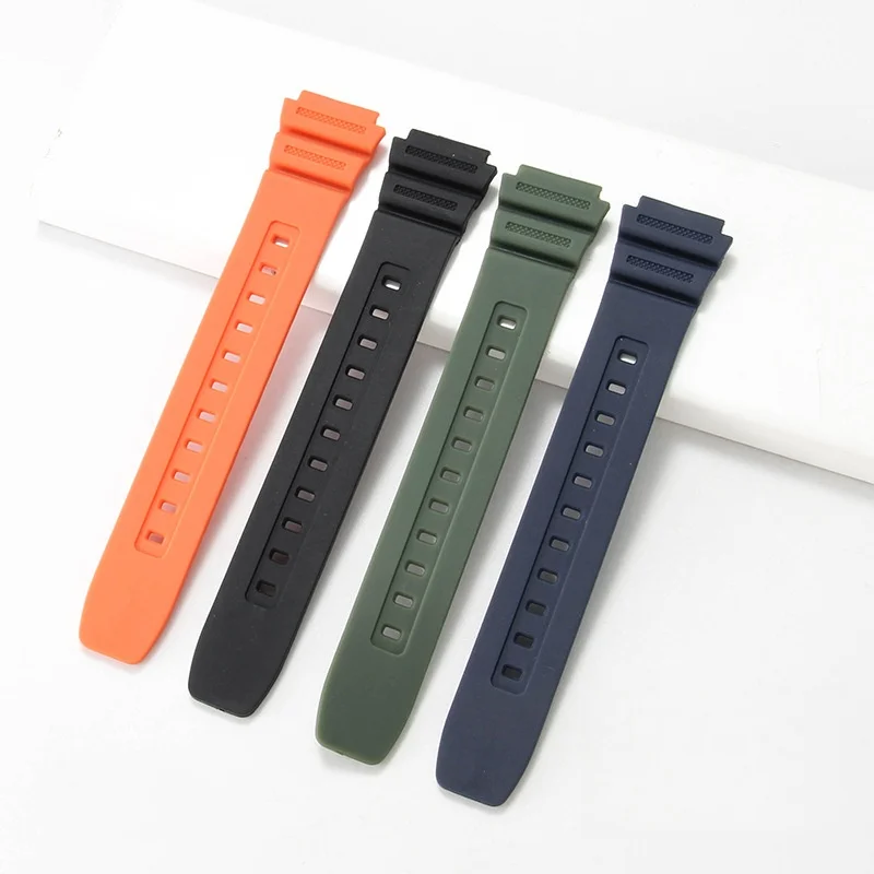 Silicone Watch Strap – 18mm Soft Waterproof Wristband