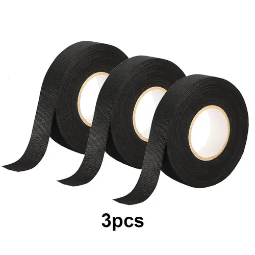 1-4pcs 15/25M High Temp Wire Harness Wrapping Tape Self-Adhesive Automotive Wiring Harness Fabric Tape for Car Noise Damping - Image 10
