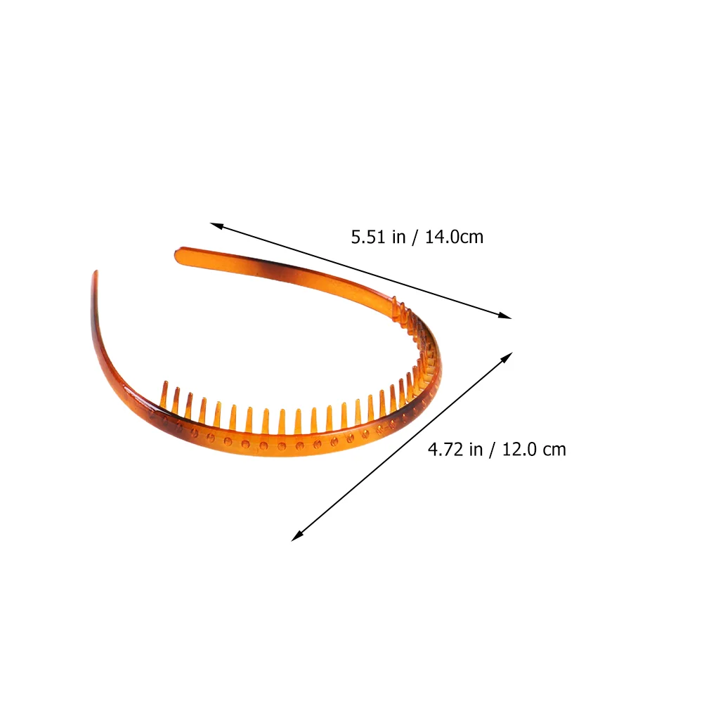 Makeup Headband Headbands for Girls Wavy Hair Hoops Fashion Bandana Plastic Fitness Clips 4