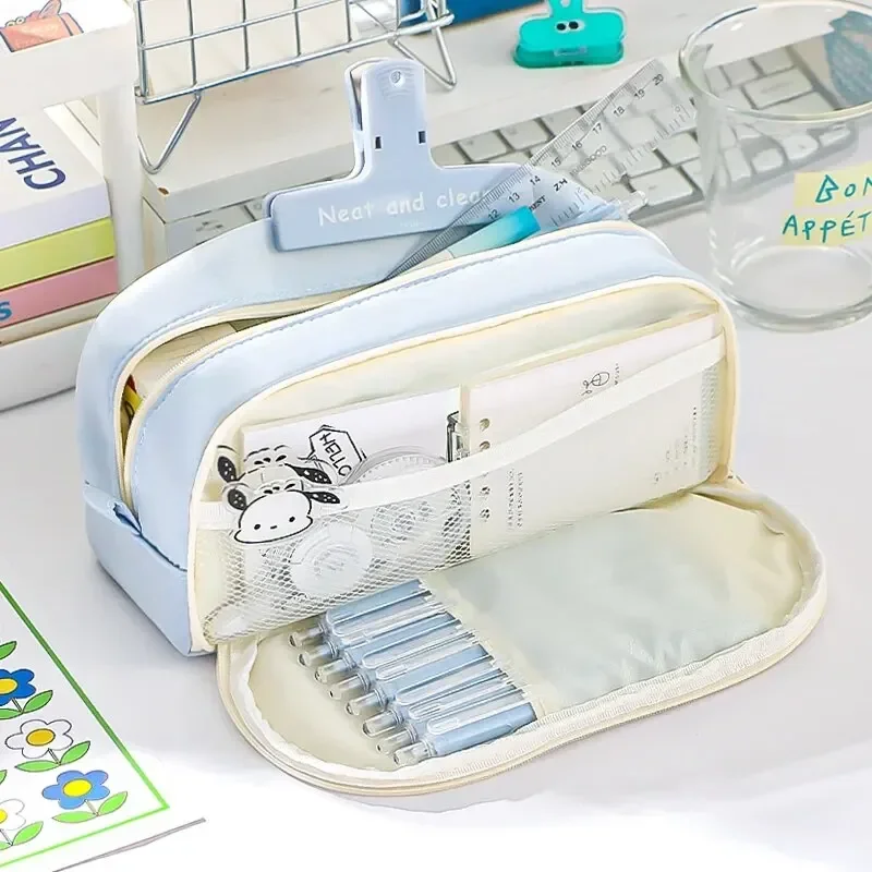 Pencil Bag Stylish and Practical with Large Capacity and Multiple Sections for Stationery Storage Back To School