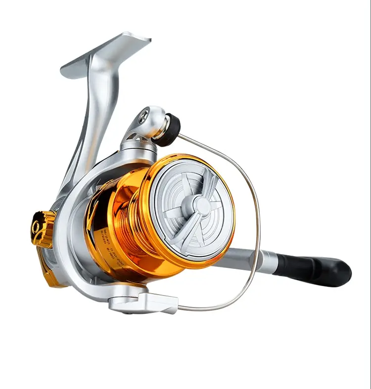 Moulinet Pêche Spinning 5.2:1 Carpe 7+1BB Léger Fibre Carbone Puissant