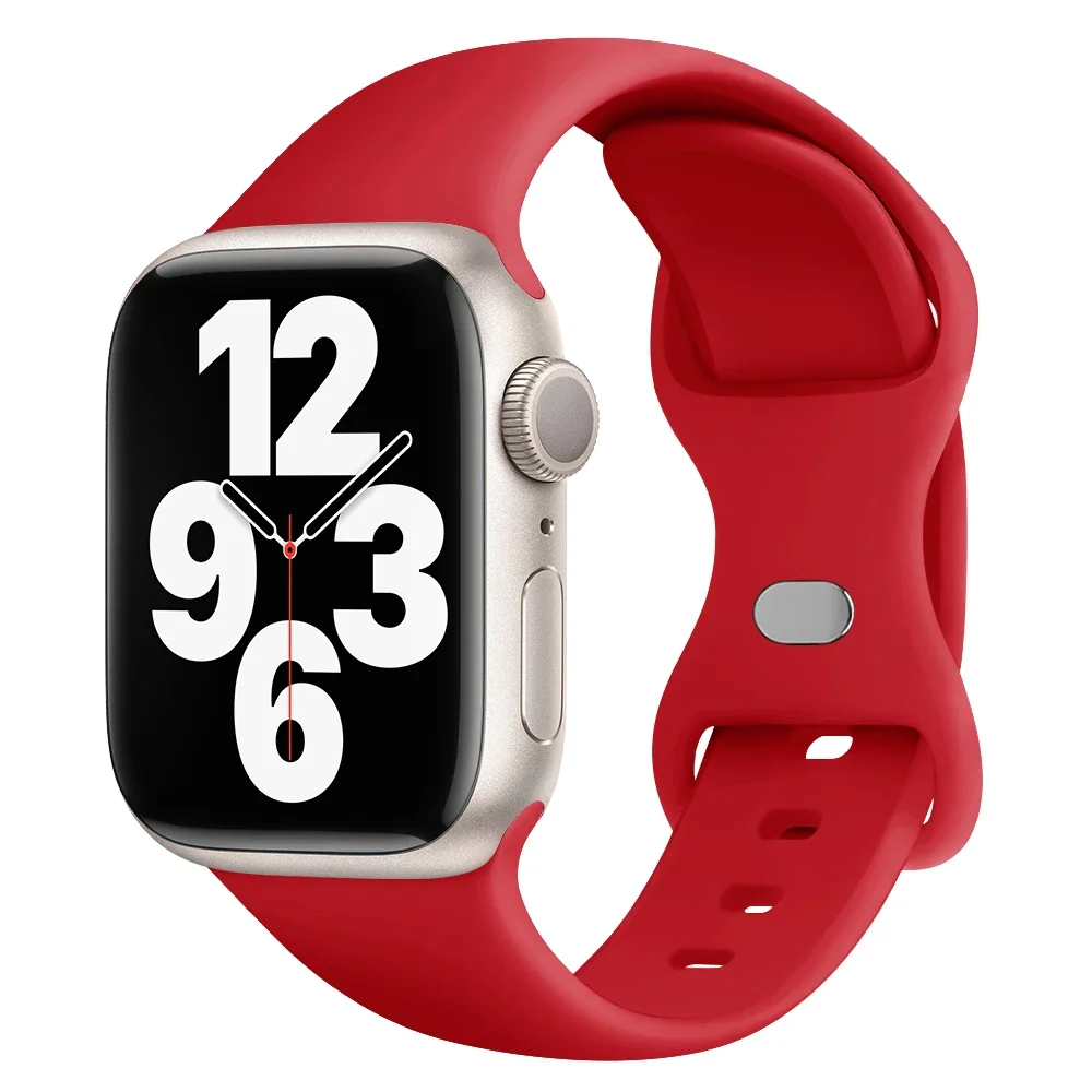 Premium Soft Silicone Smartwatch Band - Versatile Sport Strap Bracelet