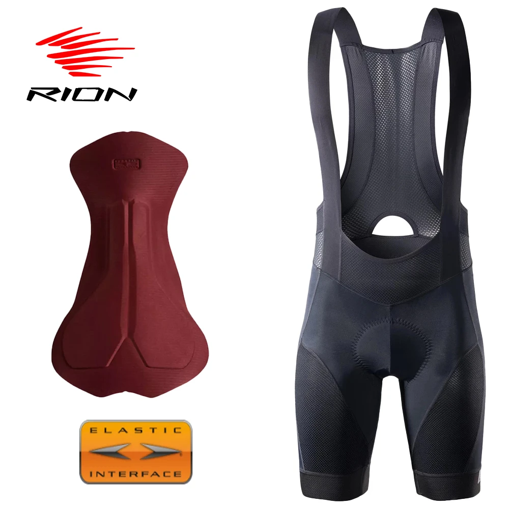 Rion Cycling Shorts Men Gel Pad Bib Shorts Quick Dry Breathable Mtb
