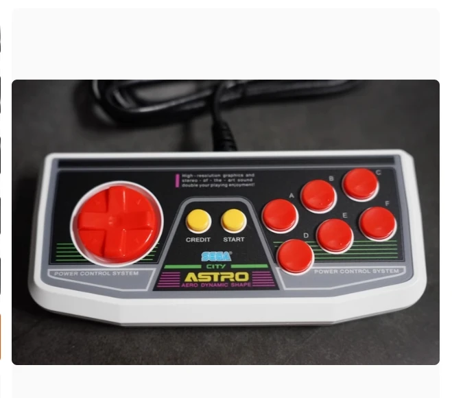 For SEGA Astro City Mini Arcade Original Controller