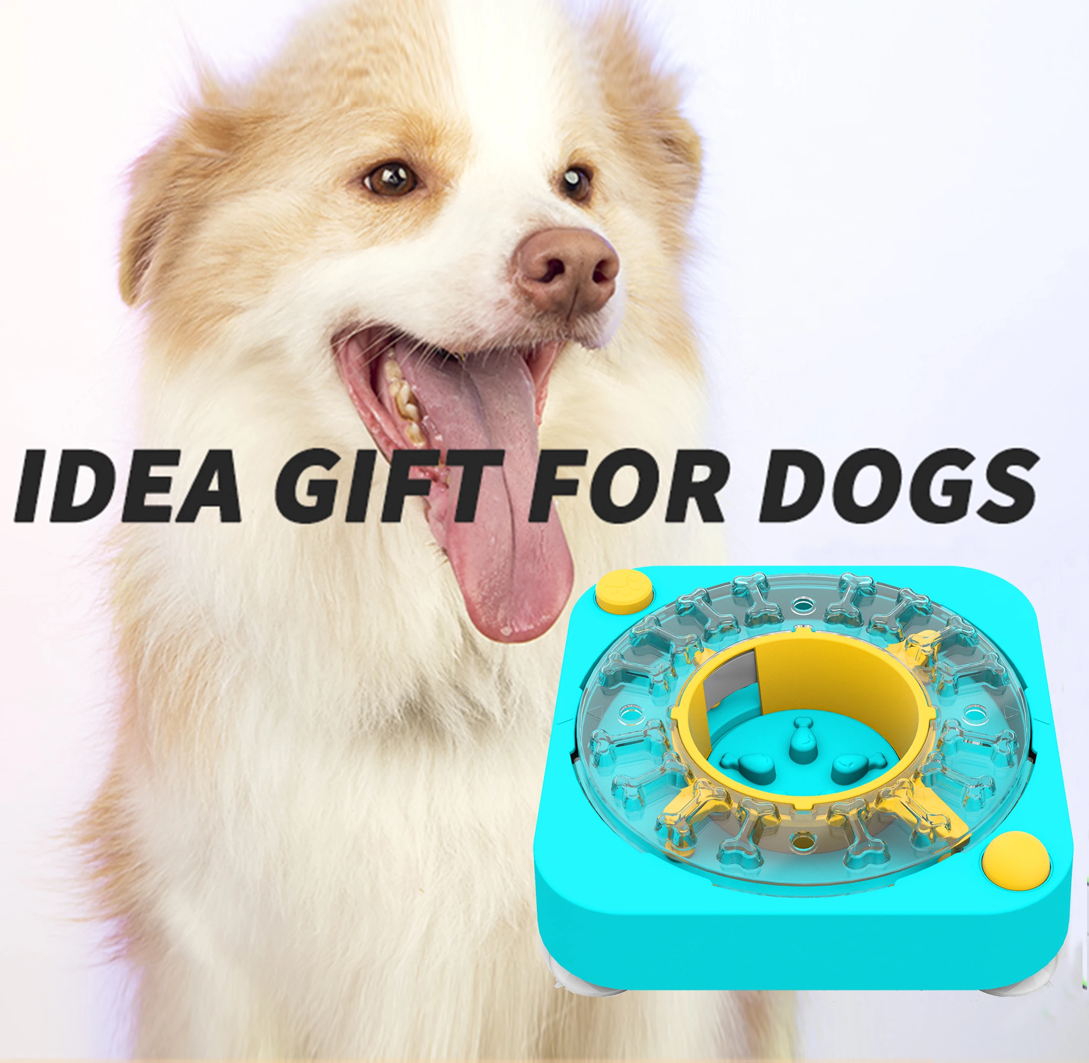 Dispensador De Golosinas Interactivo Para Perros - Juguete Que Estimula Mentalmente Y Frena La Ansiedad