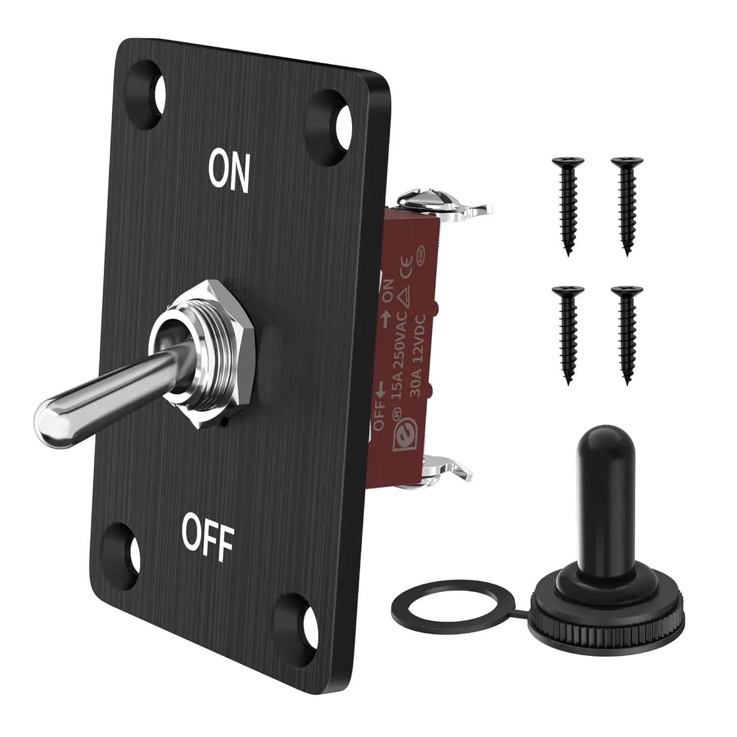 DaierTek-Heavy-Duty-Toggle-Switch-12V-DC-30A-Waterproof-Toggle-Switch-2 ...