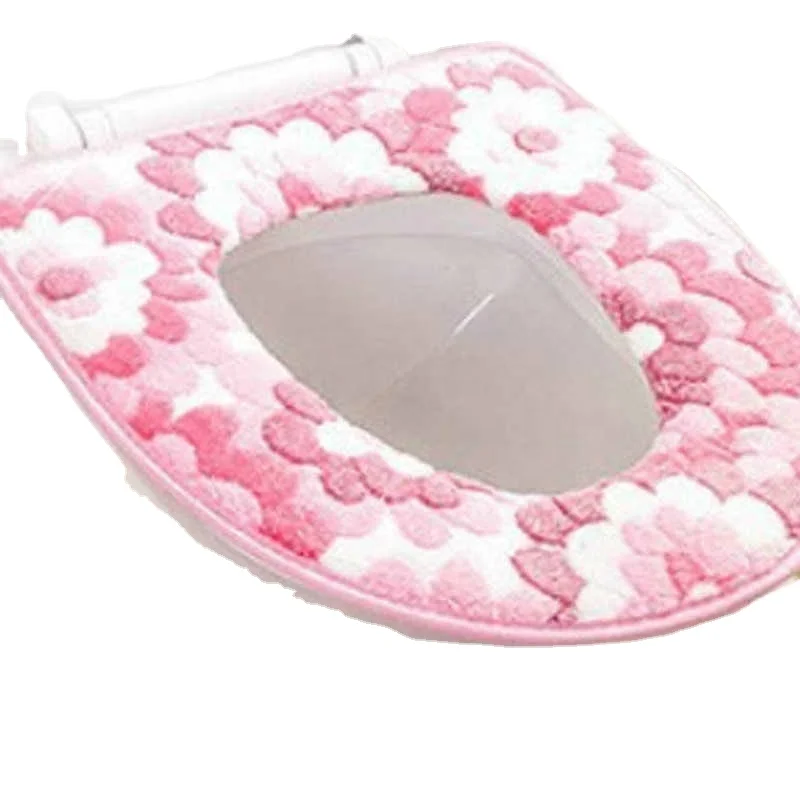

Soft Bathroom Toilet Seat Closestool Washable Warmer Mat Pad Cushion Heated Toilet Seat