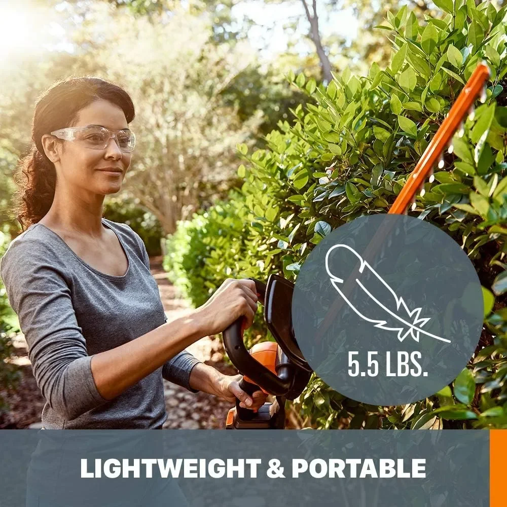 20V Cordless Hedge Trimmer 6