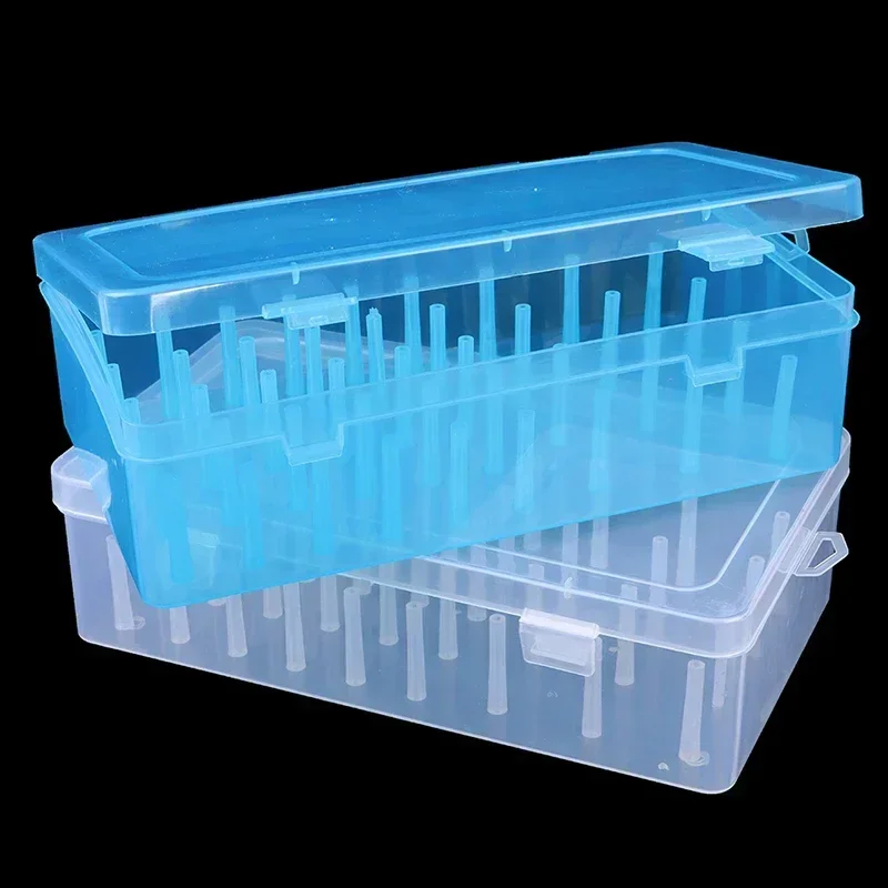 Sewing Thread Box Sewing Thread Storage Box 42 Pieces Spools Bobbin Carrying Case