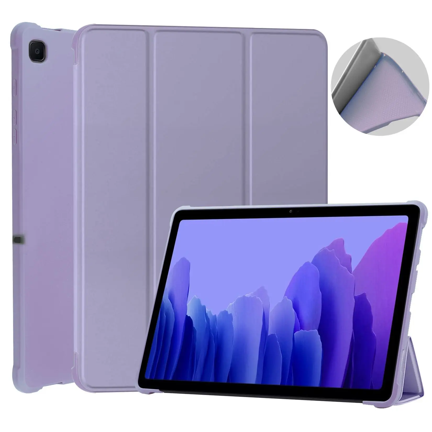 Capa para Samsung Galaxy Tab s6 Lite 10.4 2023 2023 Sm-p610 P615 P613 P619 Tri-fold Suporte Capa Tab a7 Lite8.7 a8 10.5 Capa Funda