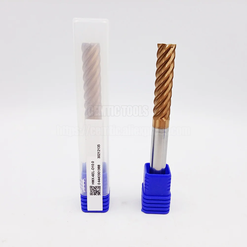 

ZCC HMX-6EL-D10.0 Solid Carbide 6 Flutes Flattened End Mills