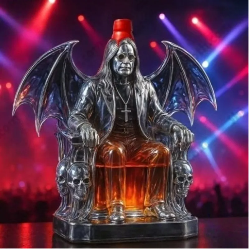 NEW Ozzy Osbourne Whiskey Bottle Back To The Beginning Commemorative Whiskey Wine Bottle Home Decor Statue Collection Crafts